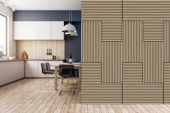 Jangal Modular Wall akustikpanel 104 x 52 cm - Fanal Oak